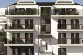Komfortable Wohnung mit Meerblick, Pool und drei Schlafzimmern