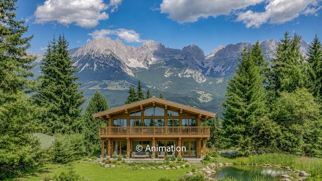 Freizeitwohnsitz mit unverbaubarem Kaiserblick - Ski in / Ski out
