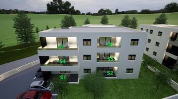Thumbnail von Neubau: Zwei einzeln erhältliche Wohnungen mit Meerblick und Terrasse