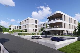 Neubau-Penthouse mit großer Dachterrasse, Studio-Apartment und Meerblick