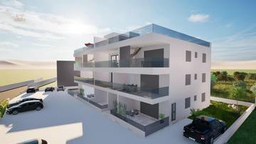 Thumbnail von Neubauwohnung mit Terrasse und Meerblick, nur 30 Meter zum Strand