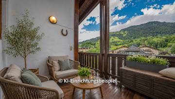 Thumbnail von Dachgeschosswohnung mit schönem Bergblick