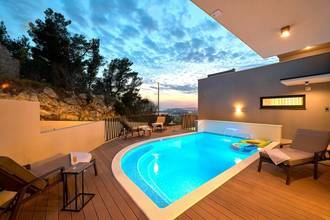 Thumbnail von Moderne Villa mit beheiztem Pool, Wellnessbereich und Meerblick