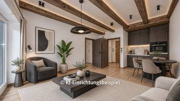 Thumbnail von Dachgeschosswohnung an der Skipiste mit Kaiserblick