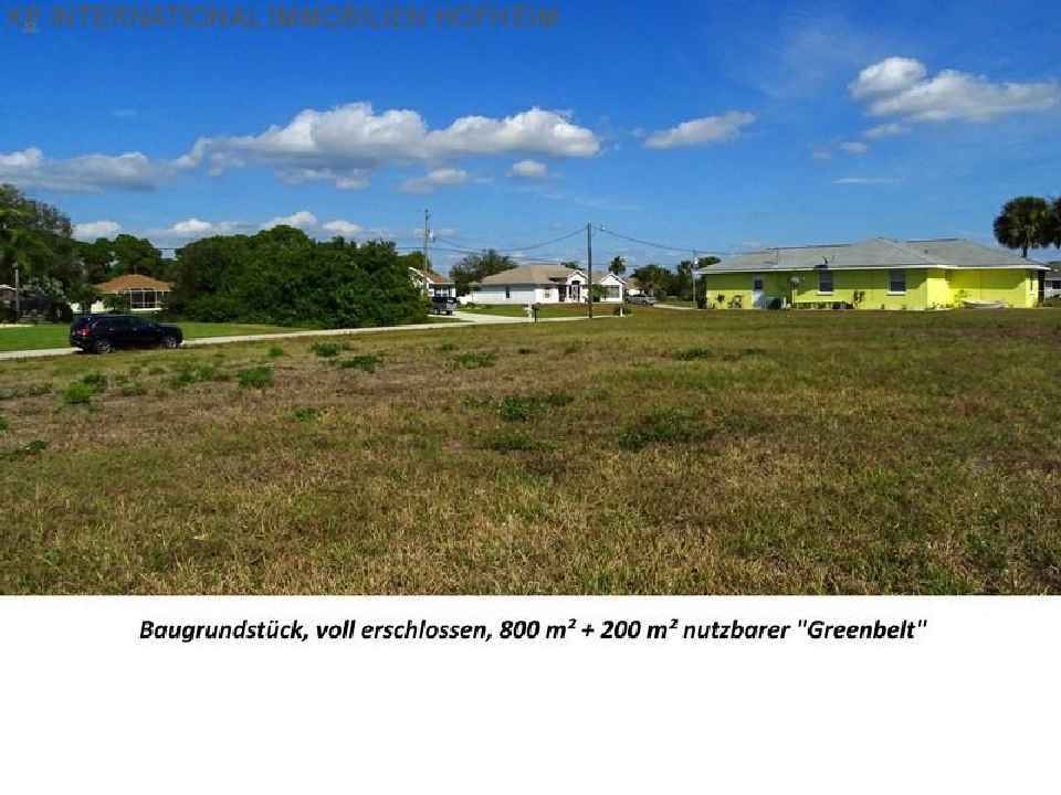 ***フロリダ：ドイツET WSGから直接 - 最高のロケーションの建築用地***