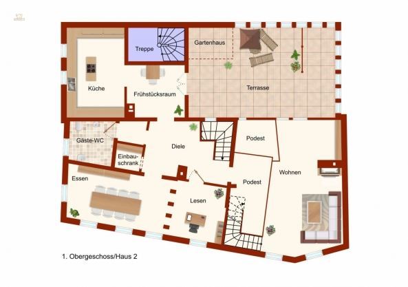 Thumbnail von Ein besonderes Altstadthaus, zum Arbeiten und Leben, auch sehr gut für die große Familie geeignet !