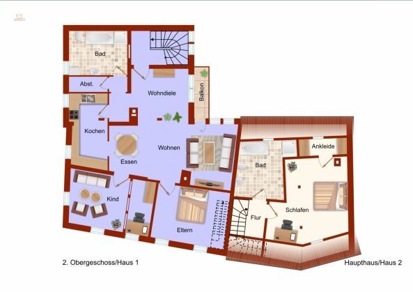 Thumbnail von Ein besonderes Altstadthaus, zum Arbeiten und Leben, auch sehr gut für die große Familie geeignet !