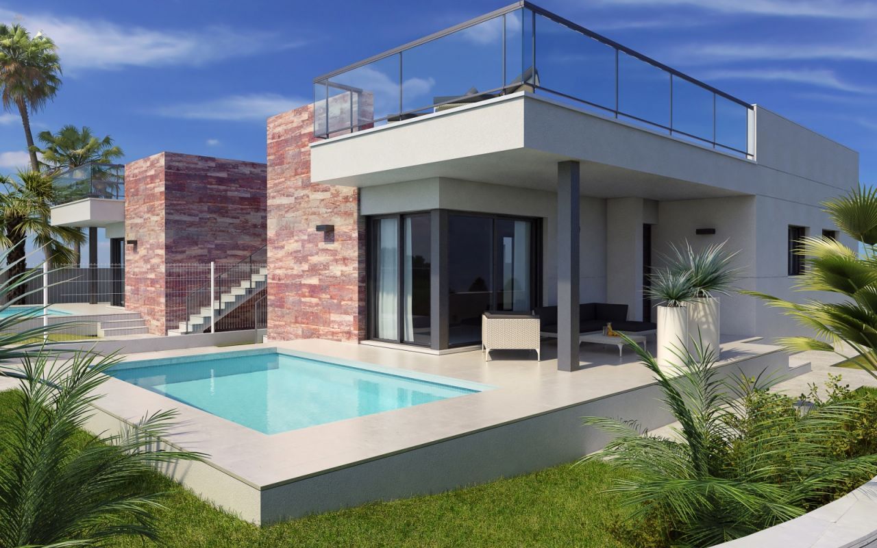 ***Schöne Neubauvillen in Els Poblets, 3 Schlafzimmer, 2 Badezimmer***