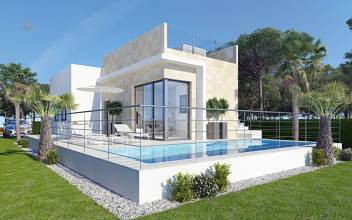 Thumbnail von ***Komfortable eingeschossige 4-Zimmer-Villen mit Privatpool, Dachterrasse und Meerblick***
