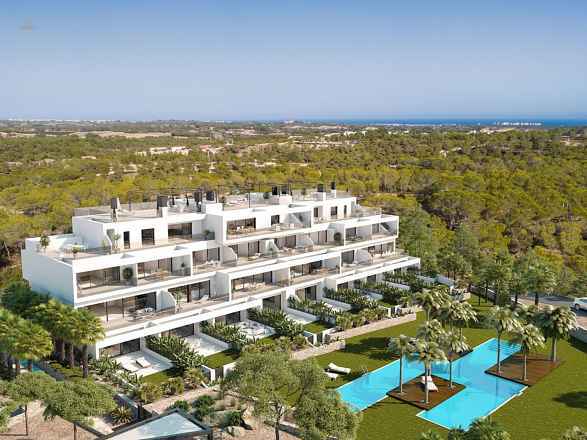 ***3-Zimmer-Luxus-Penthouse-Wohnungen mit Meerblick in exklusivem Golf Resort***