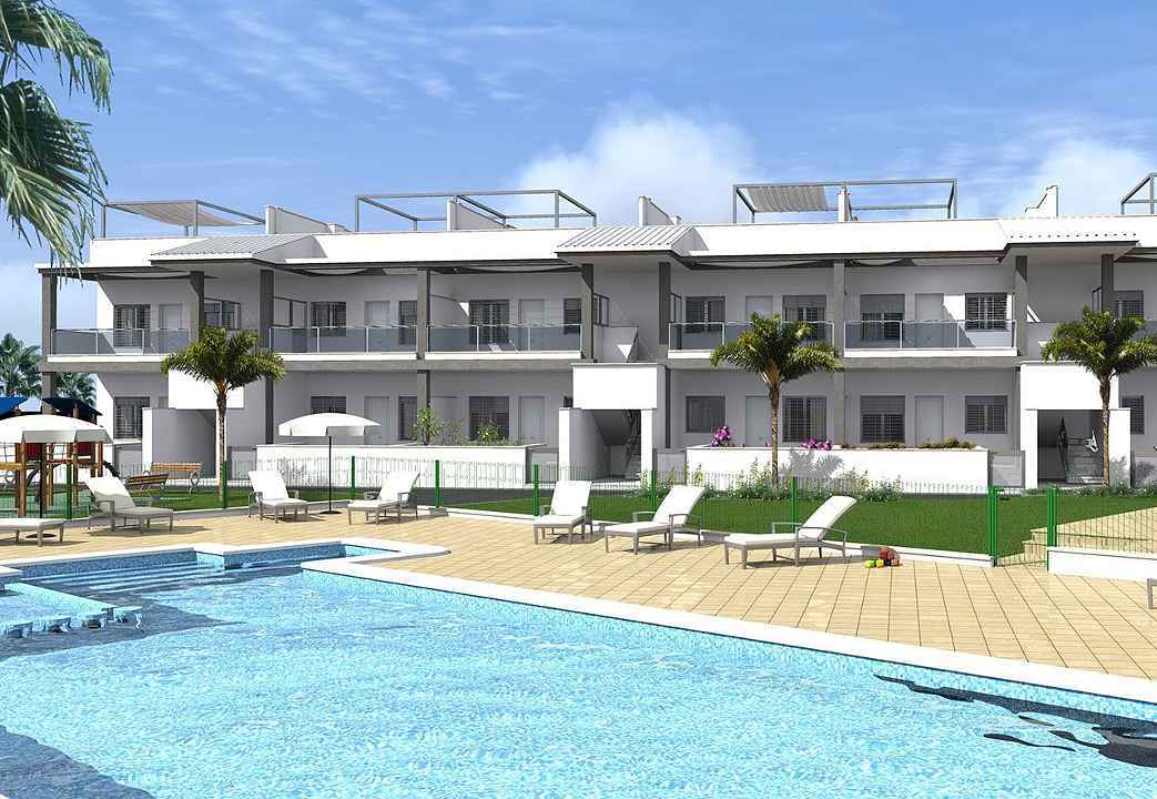 ***3-Zimmer-Erdgeschoss-Wohnungen in abgeschlossener Anlage mit Gemeinschaftspool***