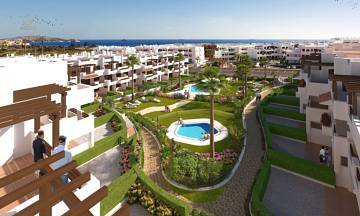 ***Wunderschöne 3-Zimmer-Penthouse-Wohnungen mit Gemeinschaftspools nur 800 m vom Strand***