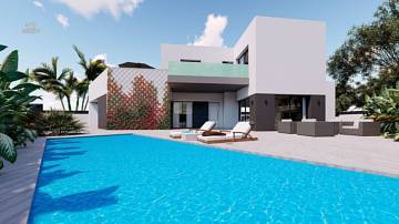 Thumbnail von ***Exklusive 4-Zimmer-Villen mit Dachterrasse, Kfz-Stellplatz und Privatpool in ruhiger Lage am Ortsrand von Benijofar***