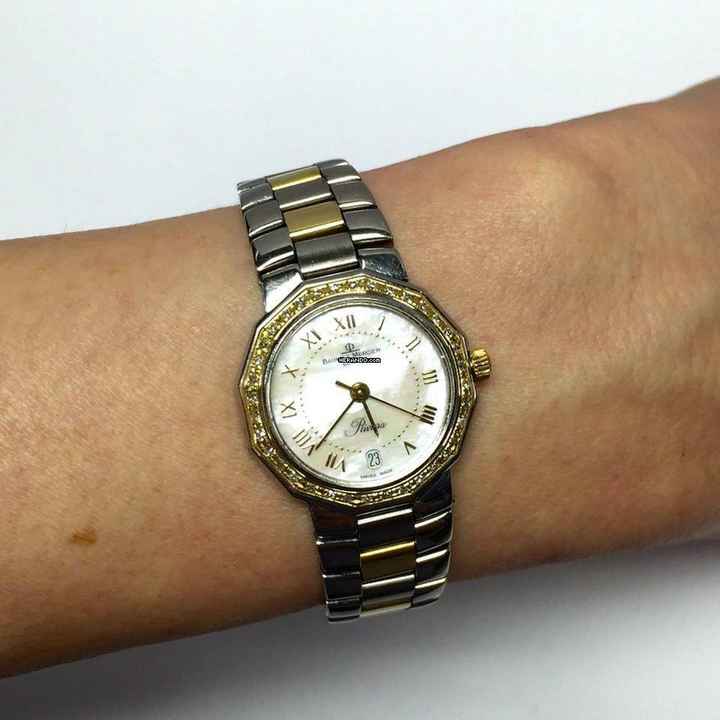  Baume & Mercier Riviera 2 Tone Diamond Watch </h1> 