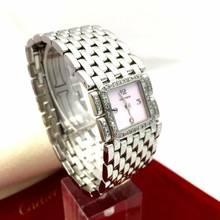 Thumbnail von Cartier Luxury Ladies Watch with Diamond Bezel and Rubin Bracelet </h1>