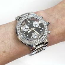 Thumbnail von Cartier 21 Chronoscaph Quartz Steel 38mm 3.10TCW Diamond Watch </h1>
