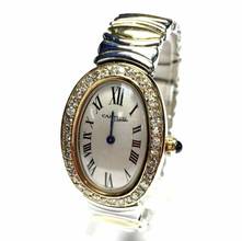 Thumbnail von Cartier Baignoire 2 Tone 1.6TCW Diamond Watch </h1>