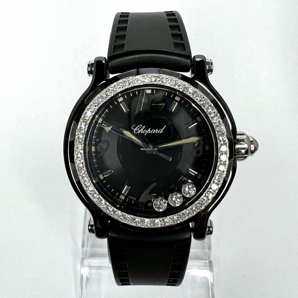  Chopard LMD EDIT. Steel Watch 1264/3000 Floating Diamonds + 1.08TCW Custom Diamonds </h1> 