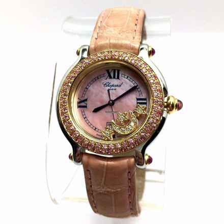  Chopard Happy Sport Quartz 26mm Diamonds & Pink Sapphires Watch </h1> 
