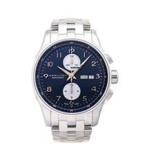 Thumbnail von Hamilton Jazzmaster Maestro H32766143 - Jazzmaster Automatic Blue Dial Stainless Steel Men's Watch </h1>