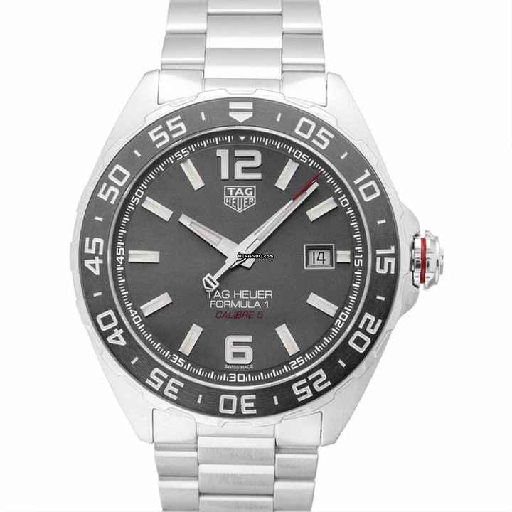  TAG Heuer Formula 1 Calibre 5 WAZ2011.BA0842 - Formula 1 Calibre 5 Automatic Grey Dial Men's Watch </h1> 
