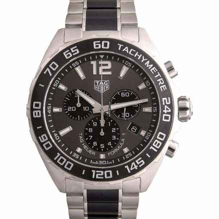  TAG Heuer Formula 1 Quarz CAZ1011.BA0843 - Formula 1 Quartz Chonograph Grey Dial Men's Watch </h1> 