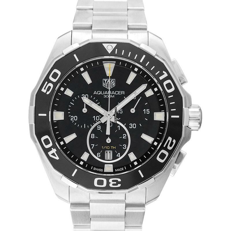  TAG Heuer Aquaracer 300M CAY111A.BA0927 - Aquaracer Quartz Chronograph Black Dial Men's Watch </h1> 