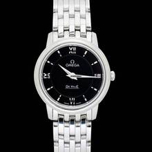 Thumbnail von Omega De Ville Prestige 424.10.27.60.01.001 - De Ville Prestige Quartz 27.4 mm Black Dial Steel Ladies Watch </h1>