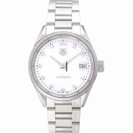  TAG Heuer Carrera Lady WAR1314.BA0778 - Carrera Ladies Quartz Mother Of Pearl Dial with Diamonds Ladies Watch </h1> 