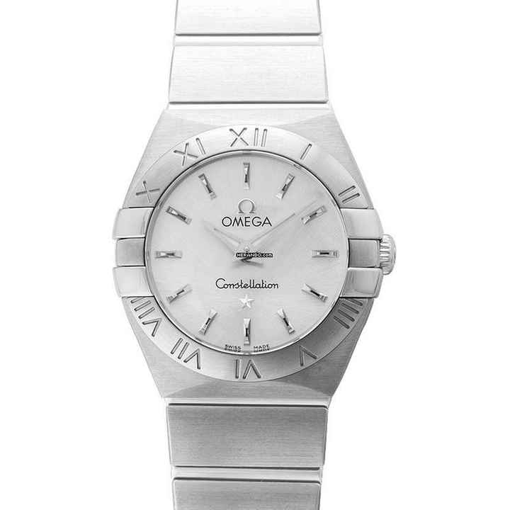  Omega Constellation Quartz 123.10.24.60.02.001 - Constellation Quartz 24 mm Silver Dial Steel Ladies Watch </h1> 