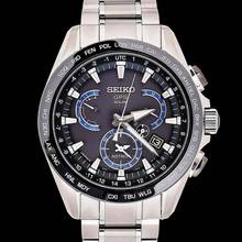 Thumbnail von Seiko Astron GPS Solar SBXB101 - Astron Eco-Drive Black Dial Titanium Men's Watch </h1>