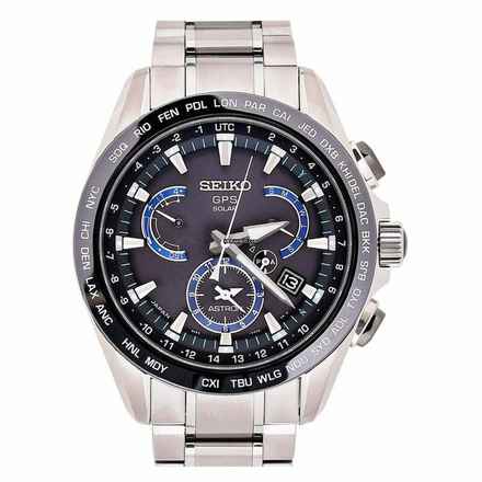  Seiko Astron GPS Solar SBXB101 - Astron Eco-Drive Black Dial Titanium Men's Watch </h1> 