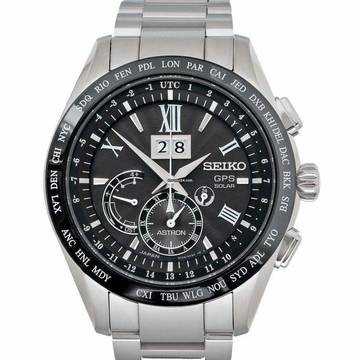  Seiko Astron GPS Solar SBXB137 - Astron Quartz Black Dial Titanium Men's Watch </h1> 
