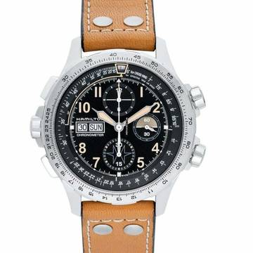  Hamilton Khaki X-Wind H77796535 - Khaki Aviation Automatic Black Dial Stainless Steel Men's Watch </h1> 