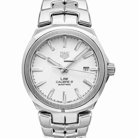  TAG Heuer Link Calibre 5 WBC2111.BA0603 - Link Automatic Silver Dial Men's Watch </h1> 