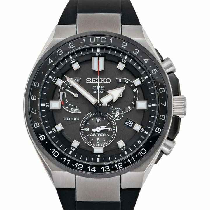  Seiko Astron GPS Solar SBXB169 - Astron Quartz Black Dial Titanium Men's Watch </h1> 