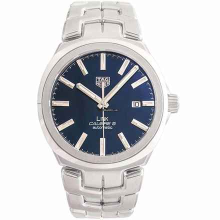  TAG Heuer Link Calibre 5 WBC2112.BA0603 - Link Automatic Blue Dial Men's Watch </h1> 