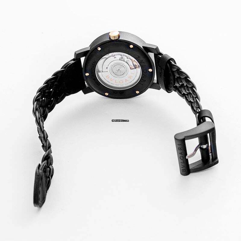 Thumbnail von Bulgari 102632 - Automatic Black Dial Men's Watch </h1>