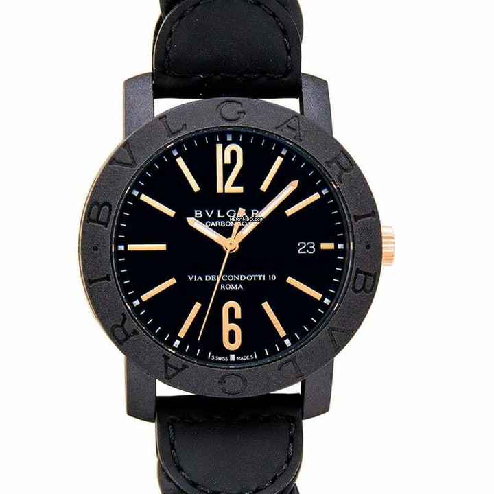  Bulgari 102632 - Automatic Black Dial Men's Watch </h1> 