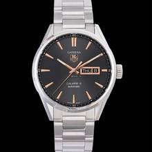 Thumbnail von TAG Heuer Carrera Calibre 5 WAR201C.BA0723 - Carrera Calibre 5 Day-Date Automatic Black Dial Men's Watch </h1>