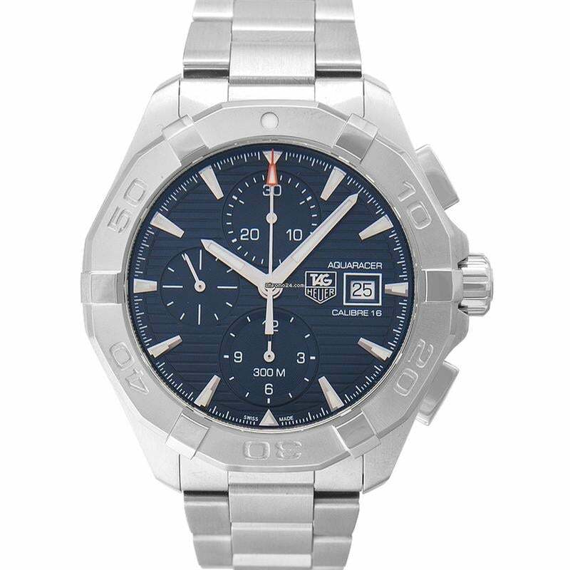  TAG Heuer Aquaracer 300M CAY2112.BA0927 - Aquaracer Chronograph Calibre 16 Automatic Blue Dial Men's Watch </h1> 