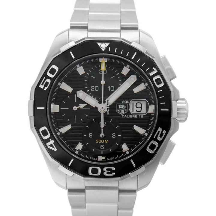  TAG Heuer Aquaracer 300M CAY211A.BA0927 - Aquaracer Calibre 16 Automatic Chronograph Black Dial Men's Watch </h1> 