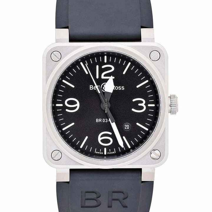  Bell & Ross BR 03-92 Steel BR0392-BLC-ST - Instruments BR 03 92 Steel Men's Watch </h1> 