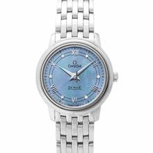 Thumbnail von Omega De Ville Prestige 424.10.27.60.57.001 - De Ville Prestige Quartz 27.4 mm Blue Mother Of Pearl Dial Diamonds </h1>