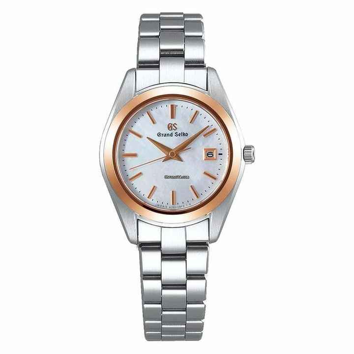  Grand Seiko Heritage Collection STGF268 - 9F Quartz Quartz White Dial Stainless Steel Ladies Watch </h1> 