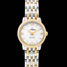 Thumbnail von Omega De Ville Prestige 424.20.24.60.05.001 - De Ville Prestige Quartz 24.4 mm White Dial Yellow Gold Ladies Watch </h1>