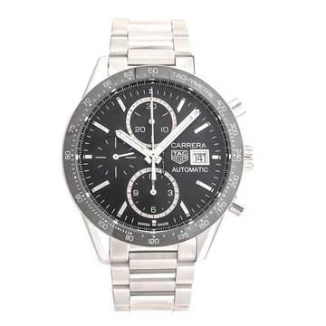  TAG Heuer Carrera Calibre 16 CV201AJ.BA0715 - Carrera Calibre 16 Automatic Chronograph Black Dial Men's Watch </h1> 