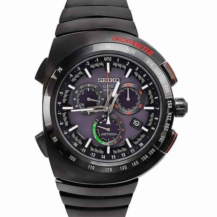  Seiko Astron GPS Solar SBXB121 - Astron Quartz Black Dial Ceramic Men's Watch </h1> 