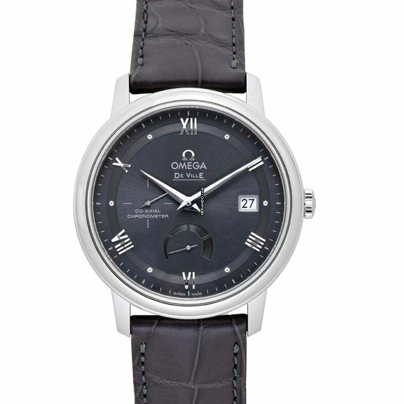  Omega De Ville Prestige 424.13.40.21.06.001 - De Ville Prestige Co-Axial Power Reserve 39.5 mm Grey Dial Steel Men </h1> 
