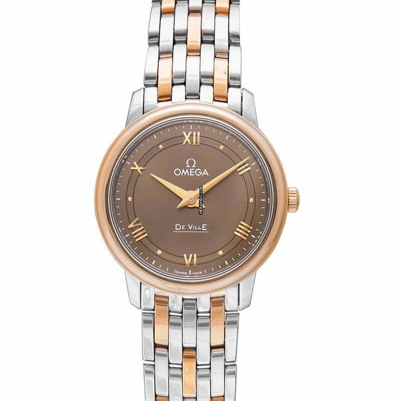  Omega De Ville Prestige 424.20.27.60.13.001 - De Ville Prestige Quartz 27.4 mm Quartz Bronze Dial Red Gold Ladies </h1> 